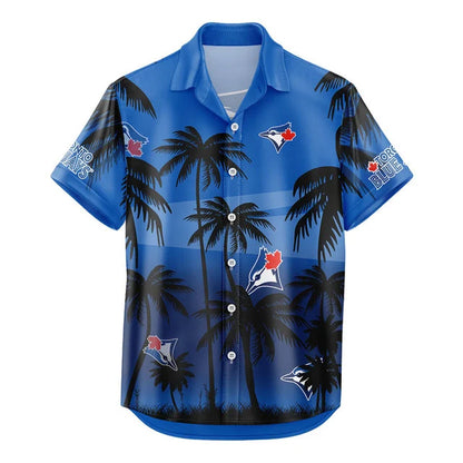 [HOMERUN DEAL] NEW CUSTOMIZED MLB12 TBJ TORONTO BLUE JAYS UNISEX HAWAIIAN SHIRT & SHORTS SET