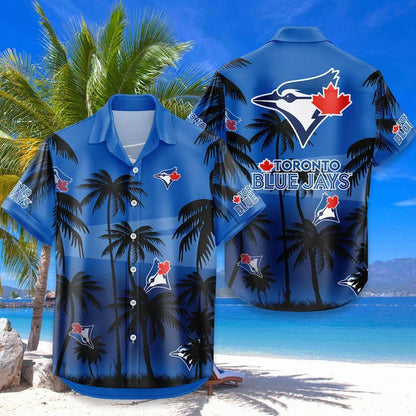 [HOMERUN DEAL] NEW CUSTOMIZED MLB12 TBJ TORONTO BLUE JAYS UNISEX HAWAIIAN SHIRT & SHORTS SET