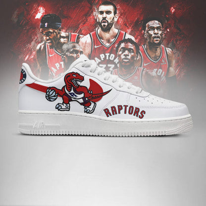 [SLAM DUNK DEAL] NEW CUSTOMIZED NBA24 TRA TORONTO RAPTORS AF1 SHOES
