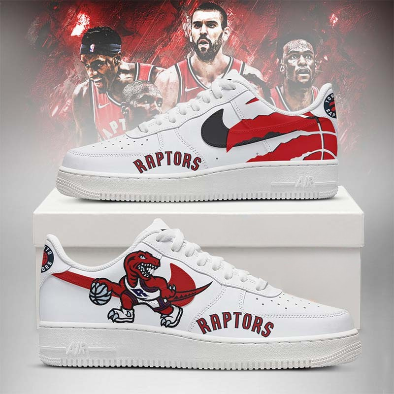 [SLAM DUNK DEAL] NEW CUSTOMIZED NBA24 TRA TORONTO RAPTORS AF1 SHOES