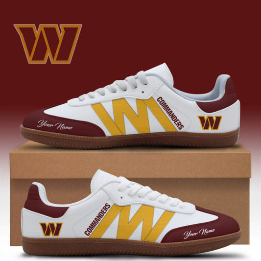 [TOUCHDOWN DEAL] NEW CUSTOMIZED NFL12 WTC WASHINGTON COMMANDERS CLASSIC SNEAKERS