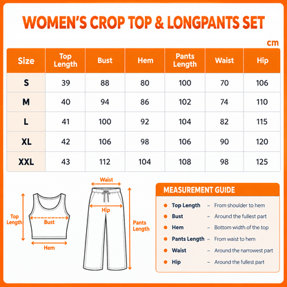 [TOUCHDOWN DEAL] NEW CUSTOMIZED NFL01 KCC KANSAS CITY CHIEFS WOMEN'S CROP TOP & LONGPANTS SET